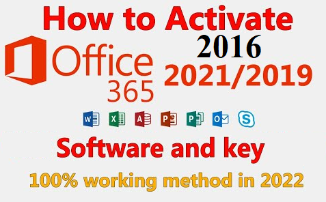 how to activate ms office 2016
