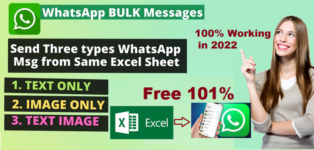 How to send bulk messages from MS-Excel to WhatsApp